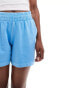 adidas Originals essentials jersey shorts in washed blue