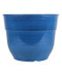 Фото #1 товара Плантер пластиковый увеличенный Garden Elements глазурованный темно-синий 15 дюймов