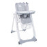 Фото #3 товара Chicco Polly2Start Baby High Chair from Birth to 3 Years (15 kg), Adjustable Children's High Chair with 4 Wheels, Reclining Function and Compact Closure
