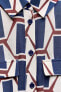 Фото #8 товара Платье из ткани с геометрическим принтом — zw collection ZARA