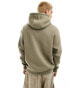 Pull&Bear hoodie in khaki