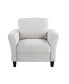 Фото #1 товара 35.4" Microfiber Wilshire Chair with Rolled Arms