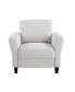 35.4" Microfiber Wilshire Chair with Rolled Arms