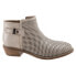 Softwalk Rimini Perf S2315-063 Womens Beige Wide Ankle & Booties Boots