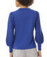 Фото #2 товара Women's Stitch-Sleeve Crewneck Sweater