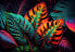 Фото #1 товара Обои Wallarena Фотообои Листья неоновый джунгли