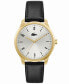 Фото #1 товара Часы и аксессуары Lacoste мужские наручные часы с кожаным ремешком Lisbon кварцевые 42 мм черные