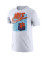 Men's White Clemson Tigers Swoosh Spring Break T-shirt