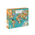 Фото #3 товара JANOD Educational Puzzle The Dinosaurs 200 Pieces