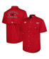 Фото #1 товара Men's Cardinal Arkansas Razorbacks Bonehead Button-Up Shirt