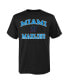ფოტო #1 პროდუქტის Big Boys Black Miami Marlins Heart & Soul T-shirt