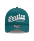 Фото #3 товара Men's Midnight Green Philadelphia Eagles Caliber Trucker 9FORTY Adjustable Hat