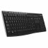 Wireless Keyboard Logitech French Black AZERTY