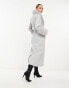 Фото #4 товара Forever New faux fur maxi coat in light grey