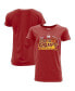 Women's Cardinal Iowa State Cyclones 2024 Big 12 Men's Basketball Conference Tournament Champions Locker Room T-Shirt Бордовый, S - фото #1