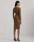 ფოტო #2 პროდუქტის Women's Floral Twist-Front Stretch Jersey Dress