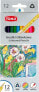 Фото #1 товара Цветные карандаши Toma треугольные 12 цветов
