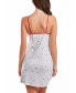 Women's Kyley Heart Print Pull Over Chemise with Adjustable Straps