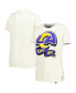 ფოტო #4 პროდუქტის Women's Cream Los Angeles Rams Chrome Sideline T-shirt