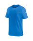 Фото #2 товара Men's Powder Blue Los Angeles Chargers Sideline Coach Performance T-shirt