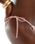 Фото #4 товара Mango shimmer bikini bottom in pink