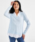 Фото #1 товара Women's Twofer Layered-Look Sweater Top, Created for Macy's