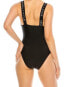 Фото #2 товара Kendall + Kylie 283915 Women's Band One-Piece Swimsuit, Size XL