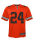 Big Boys and Girls Nick Chubb Orange Cleveland Browns Inverted Team Game Jersey