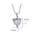 ფოტო #4 პროდუქტის Timeless Elegance: 5CT Heart-Shaped Bridal Solitaire Pendant Necklace - .925 Sterling Silver, AAA CZ Cubic Zirconia, for Women Teen