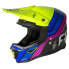 FREEGUN BY SHOT XP-4 Stripe off-road helmet Neon Yellow Glossy, L - фото #2