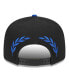 ფოტო #3 პროდუქტის Men's Black Philadelphia 76ers Back Laurels 9FIFTY Snapback Hat