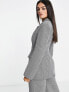 Фото #2 товара & Other Stories co-ord fitted wool blend blazer in black and white check