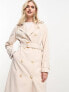 Фото #3 товара Forever New belted maxi trench maxi coat in soft cream