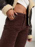 Cotton:On corduroy stretch bootleg jean in brown Коричневый, 32 - фото #3