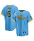 ფოტო #1 პროდუქტის Men's Lorenzo Cain Powder Blue Milwaukee Brewers City Connect Replica Player Jersey