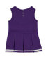 Фото #3 товара Girls Infant Purple LSU Tigers Time For Recess Cheer Dress