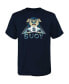 Фото #1 товара Big Boys and Girls Deep Sea Blue Seattle Kraken Mascot Callout T-shirt