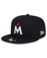 Фото #1 товара Men's Navy Minnesota Twins 2023 Authentic Collection Road 59FIFTY Fitted Hat