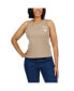 Women's Tan MLB Tonal Tank Top