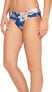 Фото #2 товара Seafolly 168585 Womens Ruched Side Bikini Bottom Swimwear French Blue Size 6