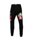 Фото #2 товара Men's Black Tom and Jerry University Jogger Pants