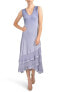 Фото #1 товара KOMAROV 154054 Women's Charmeuse & Chiffon Tiered Hem Dress Sz. Medium