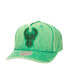 Men's Green Milwaukee Bucks Washed Out Tonal Logo Snapback Hat