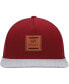 Men's Burgundy and Gray All The Way Snapback Hat