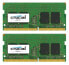 Фото #1 товара Crucial 16GB (2x8GB) DDR4 2400 SODIMM 1.2V - 16 GB - 2 x 8 GB - DDR4 - 2400 MHz - 260-pin SO-DIMM