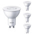 Фото #2 товара Лампы Philips Leuchtmittel A-419146 LED 4 x 4,7 Вт 2700 K 345 lm 15000 часов 0,17 кг 4 шт.