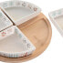 Snack tray DKD Home Decor 21,5 x 21,5 x 1 cm Multicolour Stoneware
