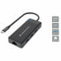 7-Port USB-C Hub Conceptronic 110518107101 Black Grey 100 W (1 Unit)