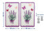 Abdeckplatte Lavendel-Bouquet (2er-Set)