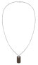 Stylový ocelový náhrdelník s vojenskou známkou 2790431